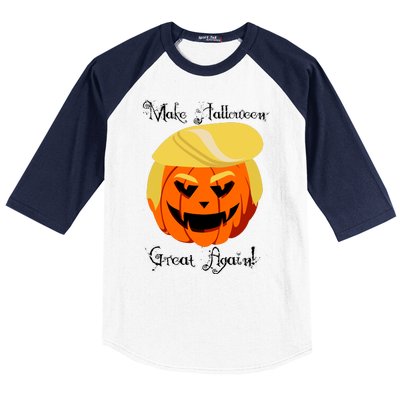 Make Halloween Great Again - Donald Trump Baseball Sleeve Shirt