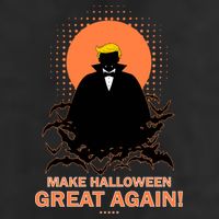 Make Halloween Great Again Trump 7 Panel Mesh Trucker Snapback Hat