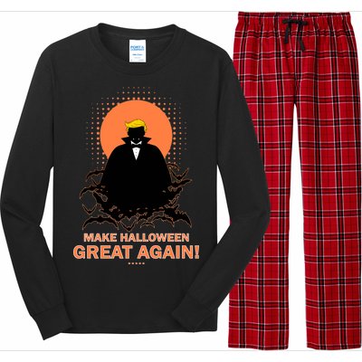 Make Halloween Great Again Trump Long Sleeve Pajama Set