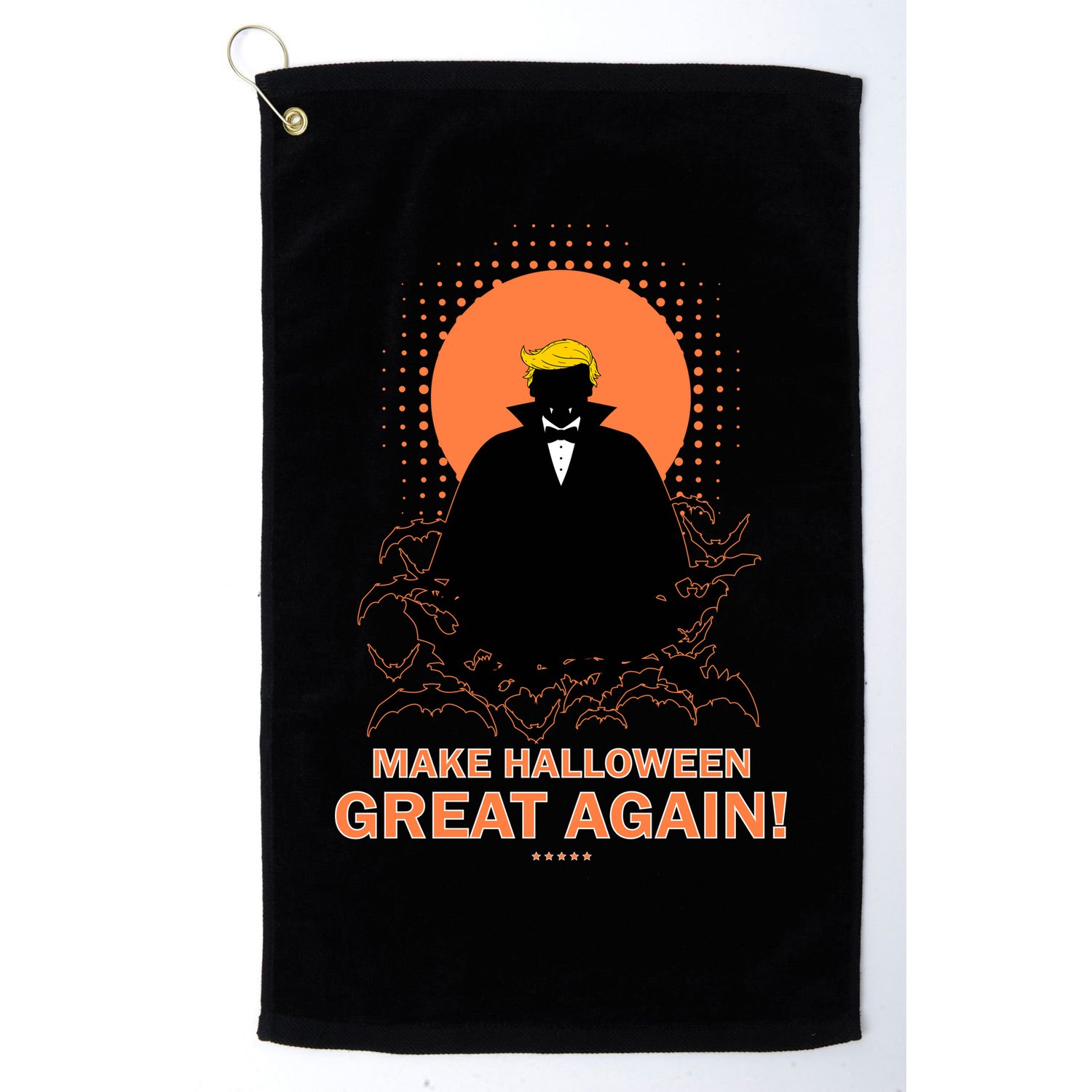 Make Halloween Great Again Trump Golf Towel
