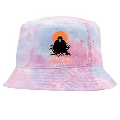 Make Halloween Great Again Trump Tie-Dyed Bucket Hat