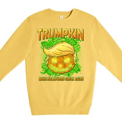 Make Halloween Great Again Trumpkin Premium Crewneck Sweatshirt