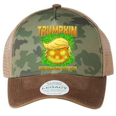 Make Halloween Great Again Trumpkin Legacy Tie Dye Trucker Hat