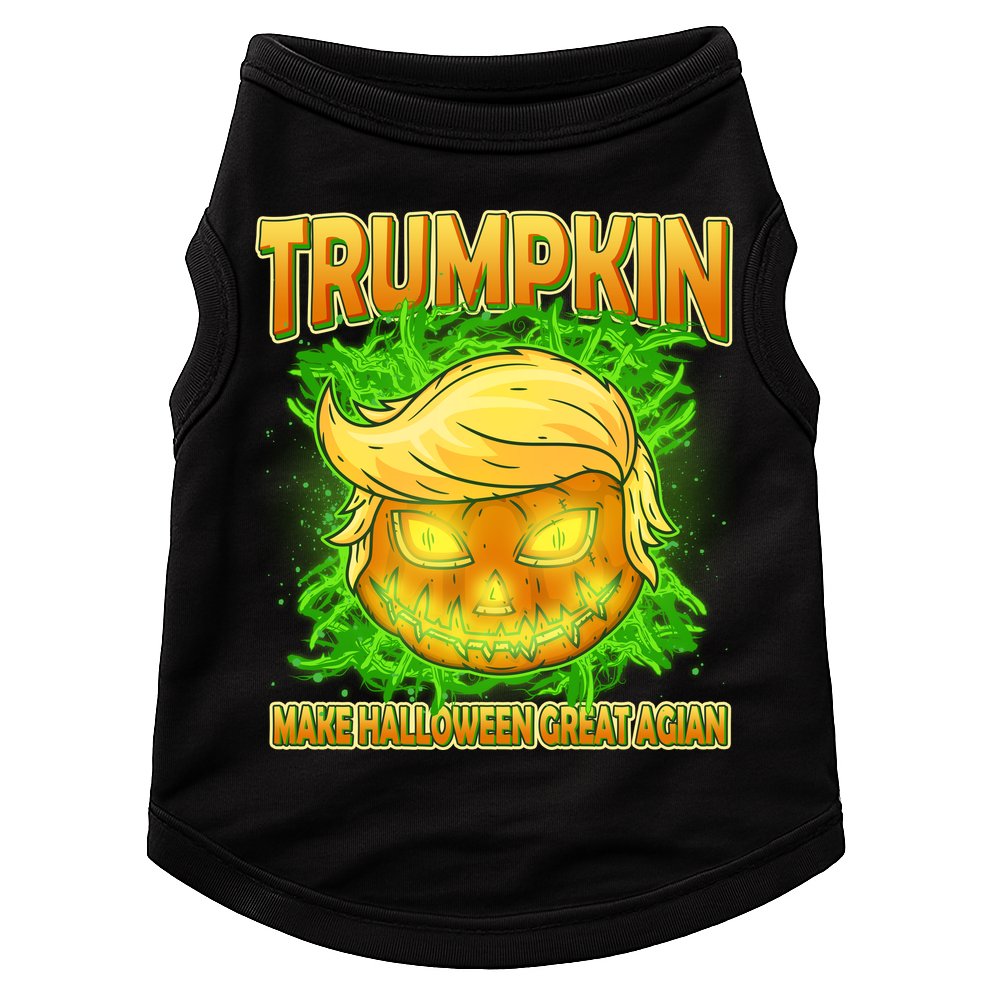 Make Halloween Great Again Trumpkin Doggie Tank