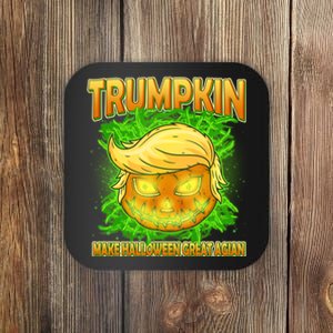 Make Halloween Great Again Trumpkin Coaster