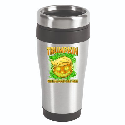 Make Halloween Great Again Trumpkin 16oz Travel Tumbler