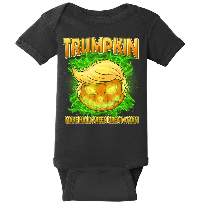 Make Halloween Great Again Trumpkin Baby Bodysuit