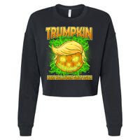 Make Halloween Great Again Trumpkin Cropped Pullover Crew