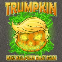 Make Halloween Great Again Trumpkin Cotton Canvas Backpack
