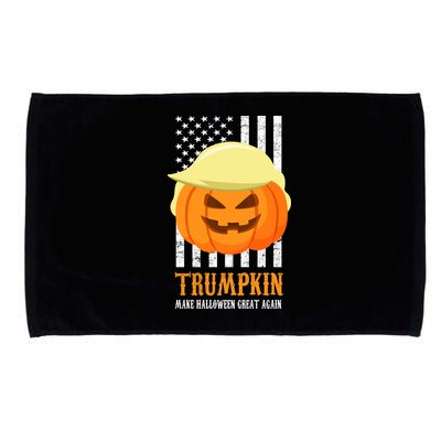 Make Halloween Great Again Trumpkin USA Flag Microfiber Hand Towel