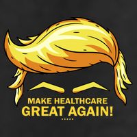 Make Health Care Great Again Trump 7 Panel Mesh Trucker Snapback Hat