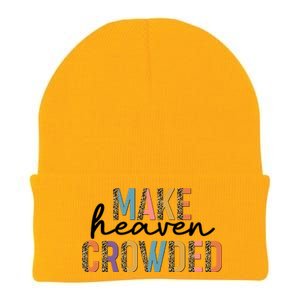 Make Heaven Crowded Leopard Print Pattern Knit Cap Winter Beanie