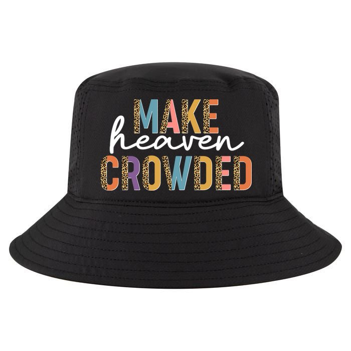 Make Heaven Crowded Leopard Print Pattern Cool Comfort Performance Bucket Hat