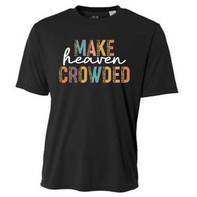 Make Heaven Crowded Leopard Print Pattern Cooling Performance Crew T-Shirt