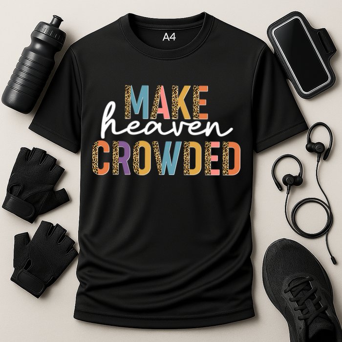 Make Heaven Crowded Leopard Print Pattern Performance Shirt