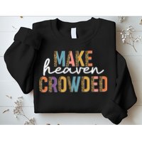 Make Heaven Crowded Leopard Print Pattern Sweatshirt