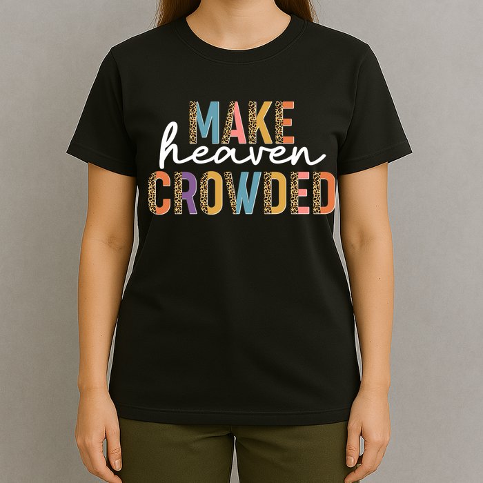 Make Heaven Crowded Leopard Print Pattern T-Shirt