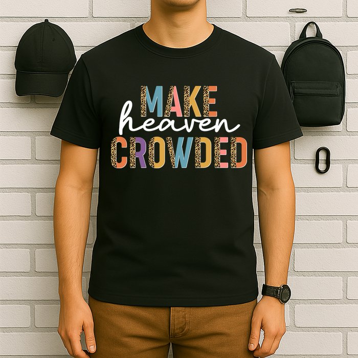 Make Heaven Crowded Leopard Print Pattern T-Shirt