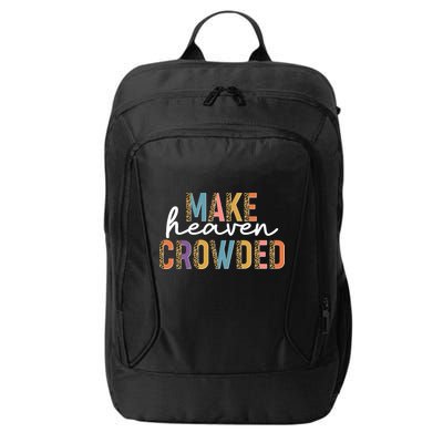 Make Heaven Crowded Leopard Print Pattern City Backpack