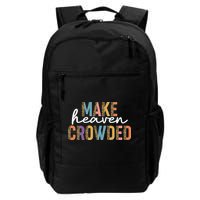 Make Heaven Crowded Leopard Print Pattern Daily Commute Backpack