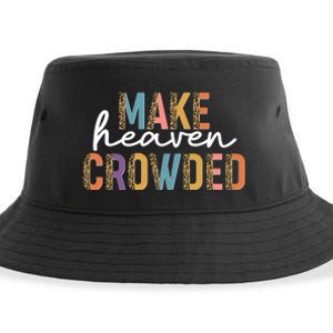 Make Heaven Crowded Leopard Print Pattern Sustainable Bucket Hat