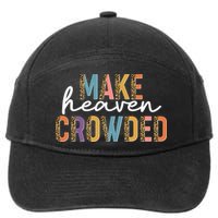 Make Heaven Crowded Leopard Print Pattern 7-Panel Snapback Hat
