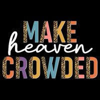 Make Heaven Crowded Leopard Print Pattern 7-Panel Snapback Hat