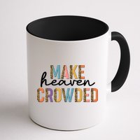 Make Heaven Crowded Leopard Print Pattern Coffee Mug