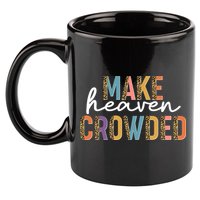 Make Heaven Crowded Leopard Print Pattern 11oz C Handle Ceramic Mug