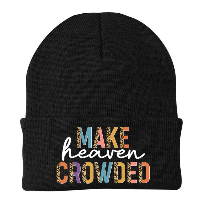 Make Heaven Crowded Leopard Print Pattern Beanie
