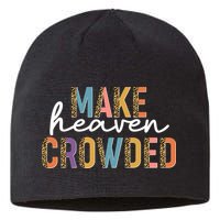 Make Heaven Crowded Leopard Print Pattern Sustainable Beanie