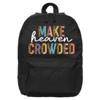 Make Heaven Crowded Leopard Print Pattern 16 in Basic Backpack
