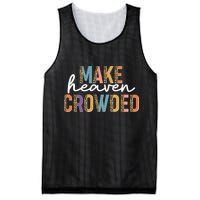 Make Heaven Crowded Leopard Print Pattern Mesh Reversible Basketball Jersey Tank