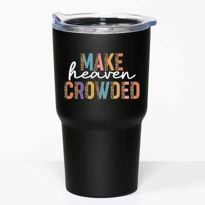 Make Heaven Crowded Leopard Print Pattern Tumbler