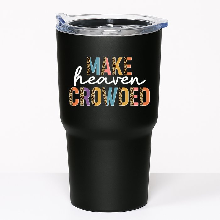 Make Heaven Crowded Leopard Print Pattern Tumbler