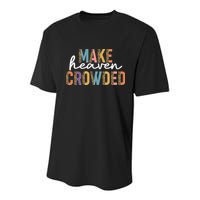 Make Heaven Crowded Leopard Print Pattern Youth Performance Sprint T-Shirt