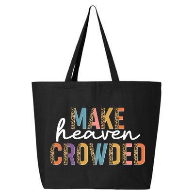 Make Heaven Crowded Leopard Print Pattern 25L Jumbo Tote