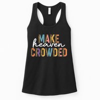 Make Heaven Crowded Leopard Print Pattern Womens Tank Top