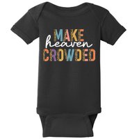 Make Heaven Crowded Leopard Print Pattern Baby Bodysuit