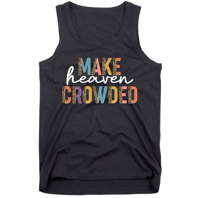 Make Heaven Crowded Leopard Print Pattern Tank Top