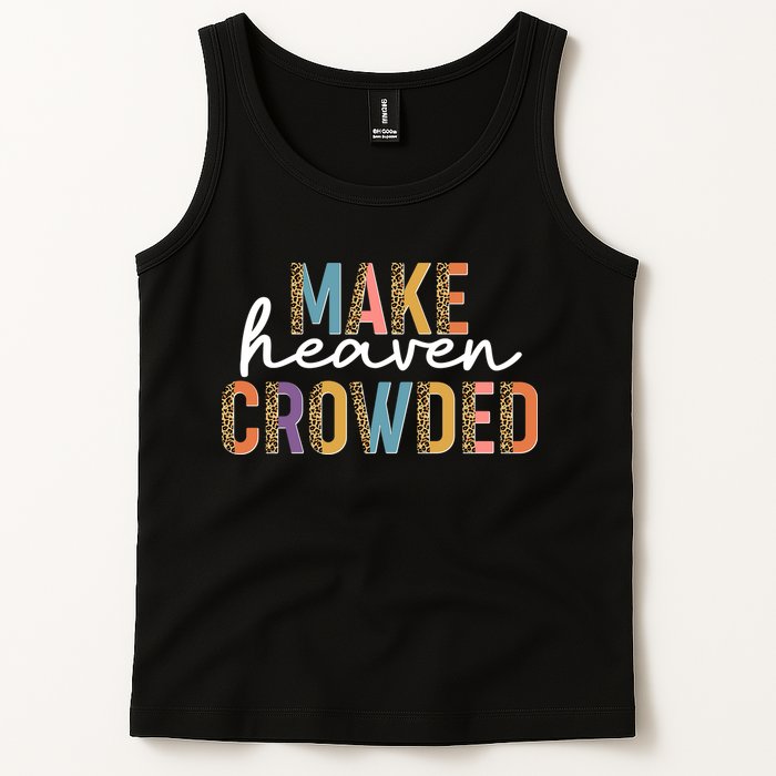 Make Heaven Crowded Leopard Print Pattern Tank Top