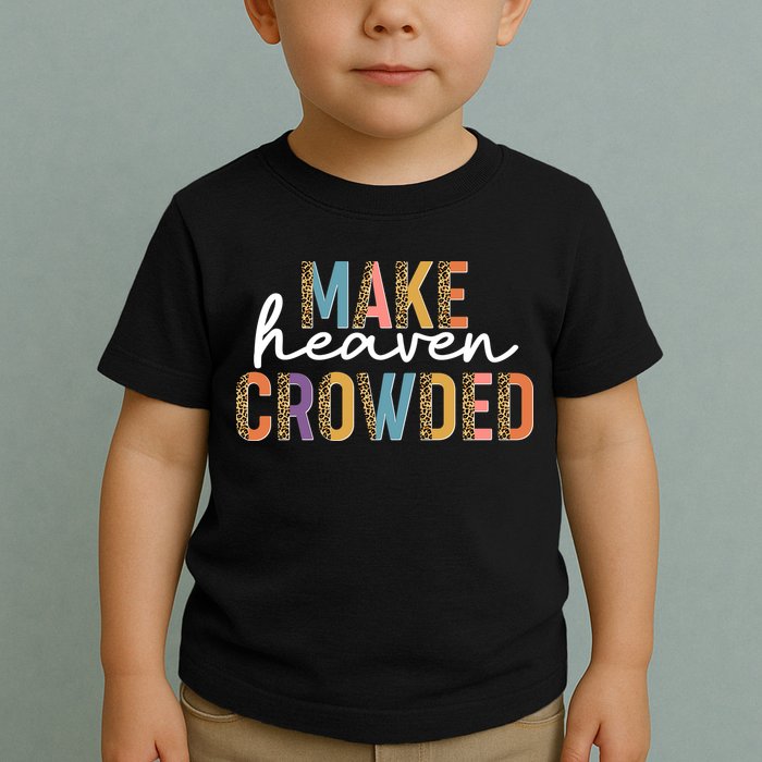 Make Heaven Crowded Leopard Print Pattern Toddler T-Shirt