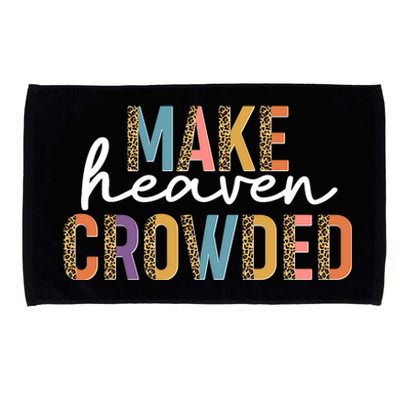 Make Heaven Crowded Leopard Print Pattern Microfiber Hand Towel