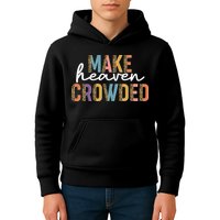 Make Heaven Crowded Leopard Print Pattern Kids Hoodie