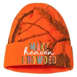 Make Heaven Crowded Leopard Print Pattern Kati Licensed 12" Camo Beanie