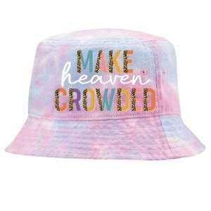 Make Heaven Crowded Leopard Print Pattern Tie-Dyed Bucket Hat