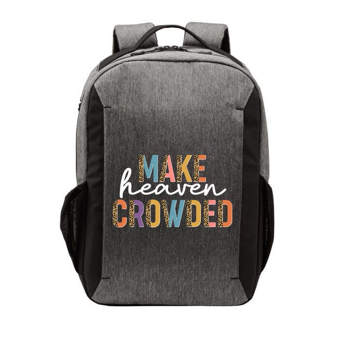 Make Heaven Crowded Leopard Print Pattern Vector Backpack