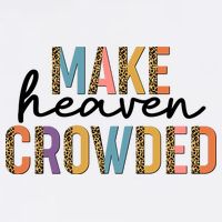 Make Heaven Crowded Leopard Print Pattern Garment-Dyed Sweatshirt