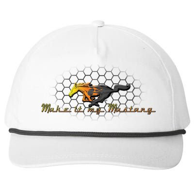 Make It My Mustang Ford Snapback Five-Panel Rope Hat