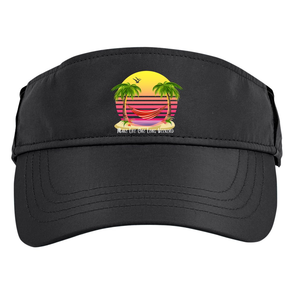 Make Life One Long Weekend Adult Drive Performance Visor